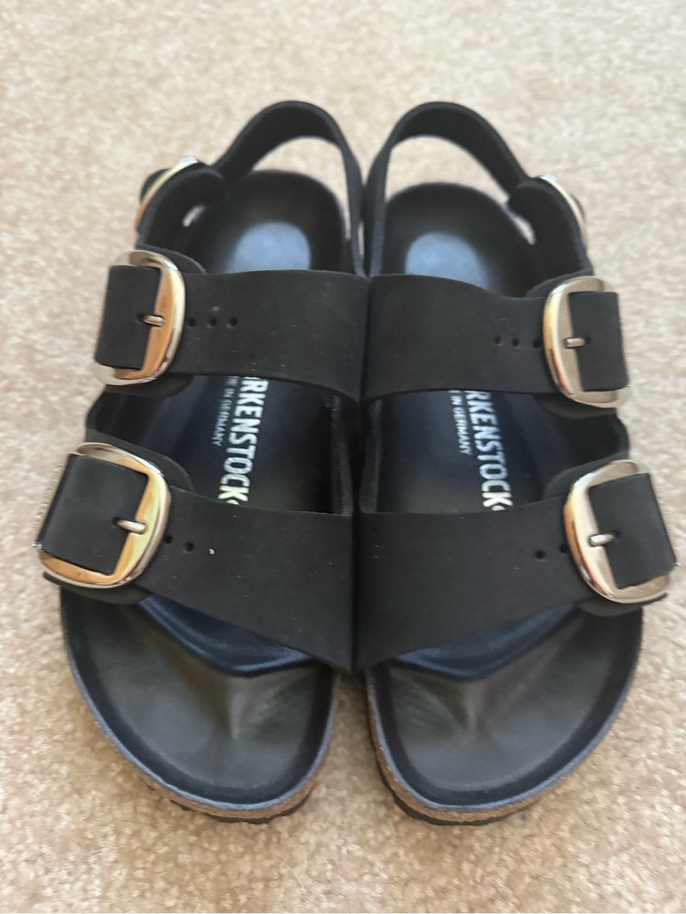 Birkenstock Milano Big Buckle Sandals. Size 7.5 US/ 38 EUR